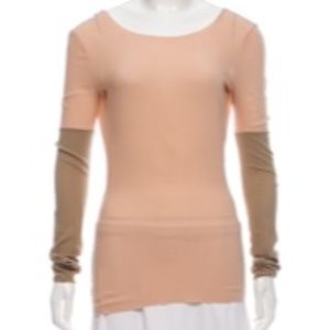 BALENCIAGA Ballet Pink Silk Top Medium